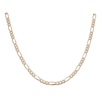 9ct Yellow Gold Figaro Chain 18"