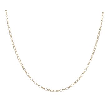9ct Yellow Gold Belcher Chain 18"
