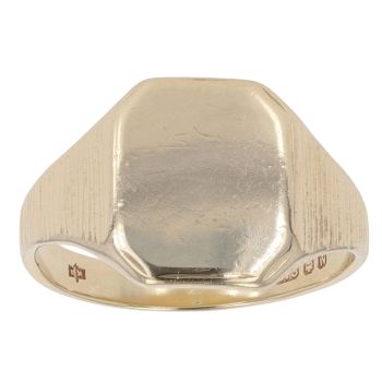 9ct Yellow Gold Square Signet Ring