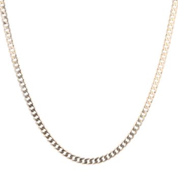 9ct Yellow Gold Curb Chain 18"