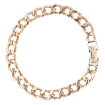 9ct Yellow Gold Curb Bracelet 7.5"