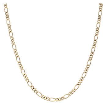 9ct Yellow Gold Figaro Chain 20"