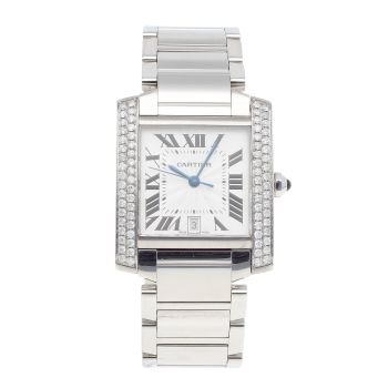 Cartier Custom Tank Francaise Pre Owned Watch Ref 2465
