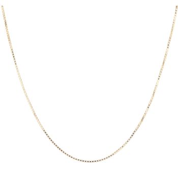 9ct Yellow Gold Box Chain 16"