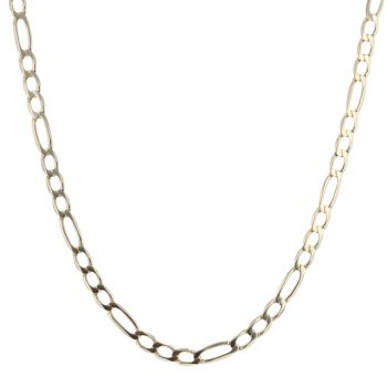 9ct Yellow Gold Figaro Chain 24"