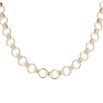 9ct Yellow Gold Fancy Chain 18"