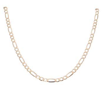 9ct Yellow Gold Figaro Chain 18"