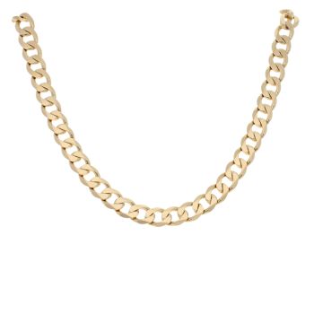 9ct Yellow Gold Curb Chain 16"