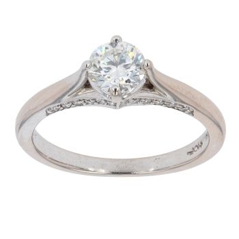 18ct White Gold 0.70ct Diamond Solitaire Ring