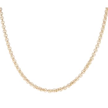 9ct Yellow Gold Belcher Chain 18"