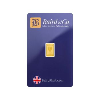 24ct Pure Yellow Gold Minted Gold Bar - 1g