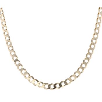 9ct Yellow Gold Curb Chain 20"