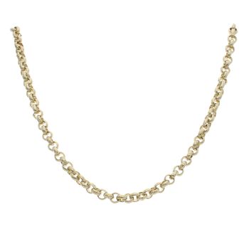 9ct Yellow Gold Belcher Chain 22"
