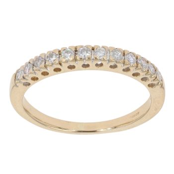 18ct Yellow Gold 0.25ct Brilliant Cut Diamond Eternity Ring