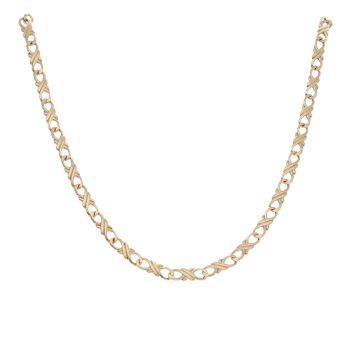 9ct Yellow Gold Fancy Chain 16"