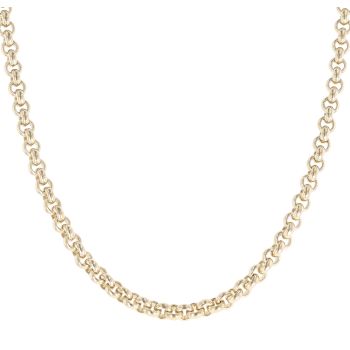 9ct Yellow Gold Belcher Chain 18"