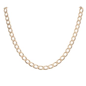 9ct Yellow Gold Curb Chain 24"