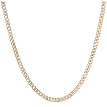 9ct Yellow Gold Curb Chain 20"
