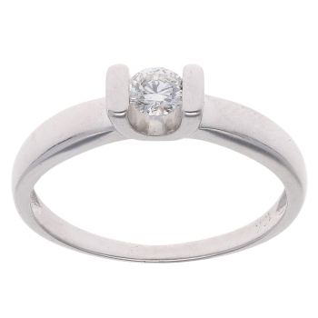 18ct White Gold 0.25ct Brilliant Cut Diamond Solitaire Ring