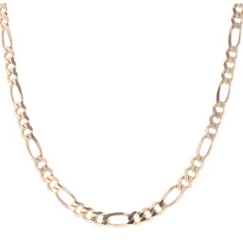 9ct Yellow Gold Figaro Chain 26"
