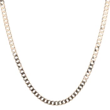 9ct Yellow Gold Curb Chain 18"