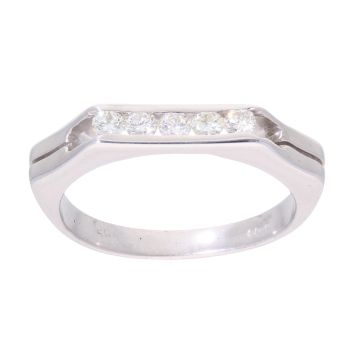 14ct White Gold 0.20ct Fancy Diamond Ring