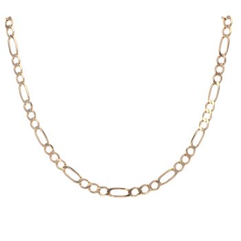 9ct Yellow Gold Figaro Chain 20"
