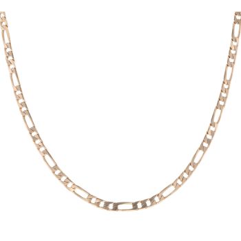 9ct Yellow Gold Figaro Chain 18"