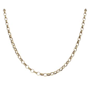 9ct Yellow Gold Belcher Chain 22"