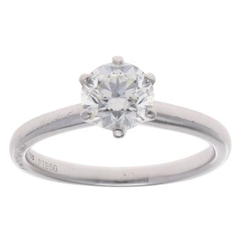 Platinum 1.00ct Diamond Solitaire Ring