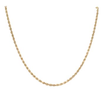 9ct Yellow Gold Rope Chain 16"