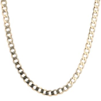 9ct Yellow Gold Curb Chain 20"