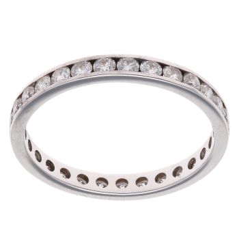 18ct White Gold 1.00ct Diamond Eternity Ring
