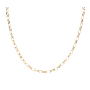 9ct Yellow Gold Belcher Chain 20"