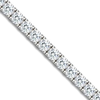 18ct White Gold 4.00ct Diamond Tennis Bracelet