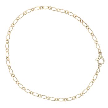 9ct Yellow Gold Fancy Bracelet 9.5"