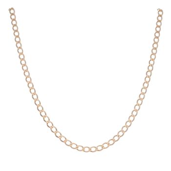 9ct Yellow Gold Curb Chain 20"