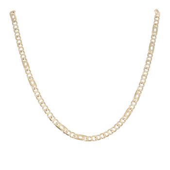 9ct Yellow Gold Fancy Chain 16"