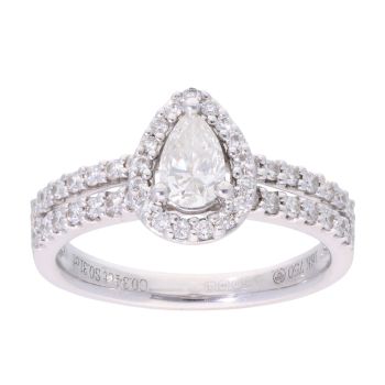 18ct White Gold 0.65ct Diamond Solitaire Ring
