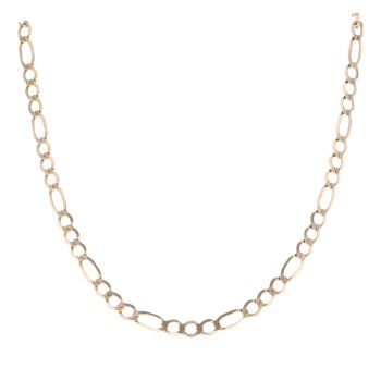9ct Yellow Gold Figaro Chain 18"