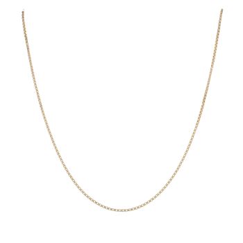 9ct Yellow Gold Box Chain 16"