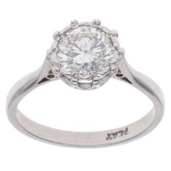 Platinum 1.20ct Diamond Solitaire Ring