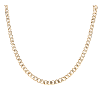 9ct Yellow Gold Curb Chain 28"