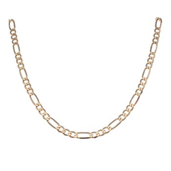 9ct Yellow Gold Figaro Chain 18"