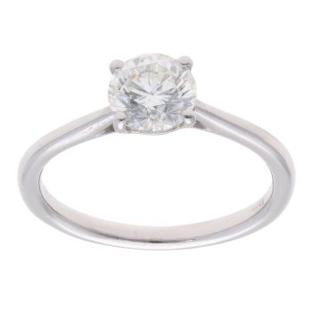 18ct White Gold 1.00ct Diamond Solitaire Ring