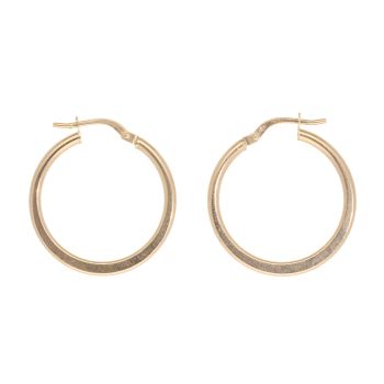 9ct Yellow Gold Hoop Earrings
