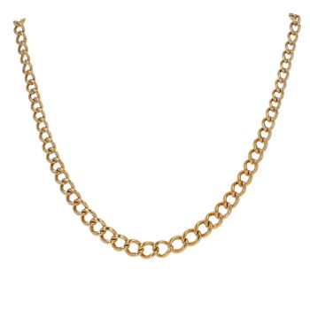 9ct Yellow Gold Curb Chain 26"
