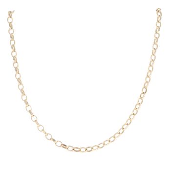 9ct Yellow Gold Belcher Chain 18"