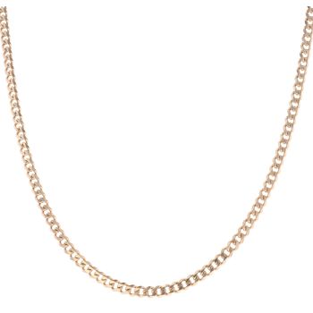 9ct Yellow Gold Curb Chain 22"