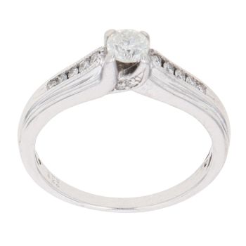 9ct Yellow Gold 0.40ct Brilliant Cut Diamond Solitaire Ring